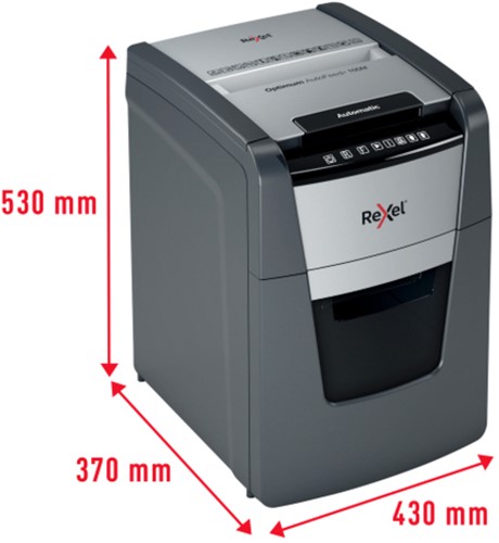 Papiervernietiger Rexel Optimum Auto 100M 2x15mm 1 Stuk-1