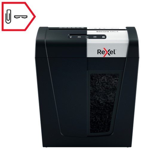 Papiervernietiger Rexel Secure MC4 P5 2x15mm 1 Stuk-1