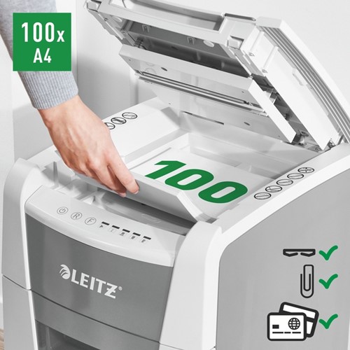 Papiervernietiger Leitz IQ Small Office 100 4x28mm 1 Stuk-2