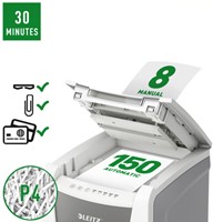 Papiervernietiger Leitz IQ Auto Office 150 4x28mm 1 Stuk-2