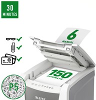 Papiervernietiger Leitz IQ Auto Office 150 2x15mm 1 Stuk-2