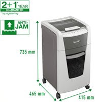 Papiervernietiger Leitz IQ Auto Office 300 4x28mm 1 Stuk-3