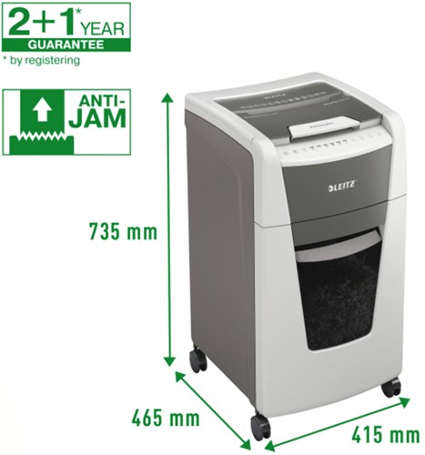 Papiervernietiger Leitz IQ Auto Office 300 4x28mm 1 Stuk-3