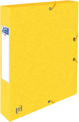 Elastobox Oxford Top File+ A4 40mm geel 1 Stuk