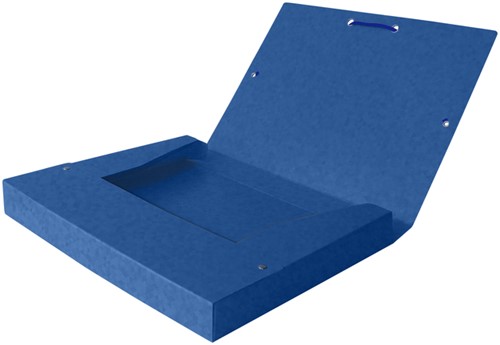 Elastobox Oxford Top File+ A4 25mm blauw 1 Stuk-2
