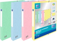 Elastobox Oxford Top File+ A4 25mm assorti pak 4 4 Stuk
