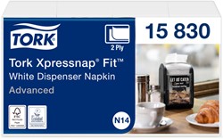 Servet Tork N14 Advanced multifold 2laags wit 720 Stuk