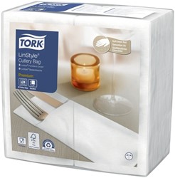 Pochette Tork Linstyle Premium 1laags wit 50 Stuk