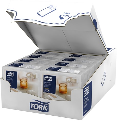 Pochette Tork Linstyle Premium 1laags wit 50 Stuk-3