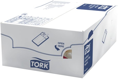 Pochette Tork Linstyle Premium 1laags bordeauxrood 50 Stuk-3