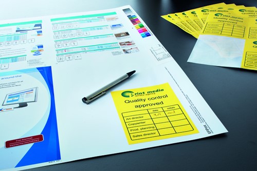 Etiket HERMA 4496 199.6x143.5mm 40stuks geel 20 Vel-1