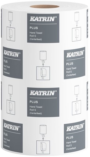 Poetspapier Katrin Plus klein 1-laags wit 1 Rol