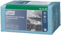 Reinigingsdoek Tork W8 Premium 1laags blauw 40 Stuk