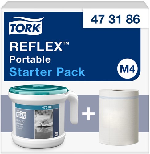 Reinigingsdoekdispenser Tork M4 startpakket 1 Stuk