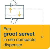 Servet Tork N14 Advanced multifold 2laags naturel 720 Vel-1