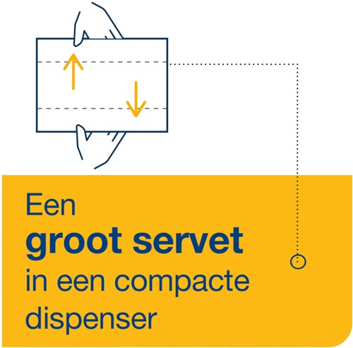 Servet Tork N14 Advanced multifold 2laags naturel 720 Vel-1