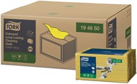 Reinigingsdoek Tork W8 Premium 1laags geel 40 Vel-4