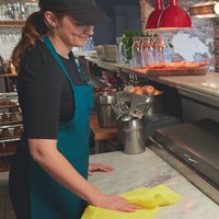 Reinigingsdoek Tork W8 Premium 1laags geel 40 Vel-6