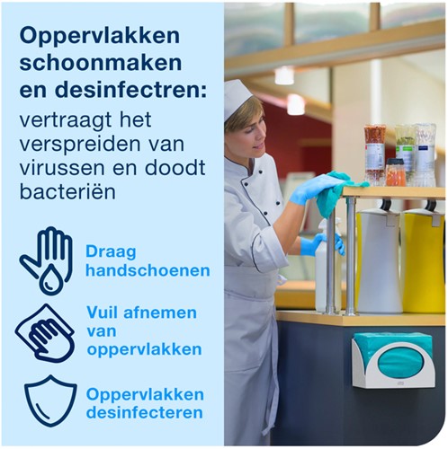 Reinigingsdoek Tork W8 Premium 1laags geel 40 Vel-1