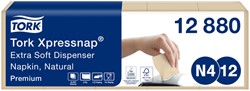 Servet Tork N4 Premium halvevouw 2laags naturel 1000 Stuk