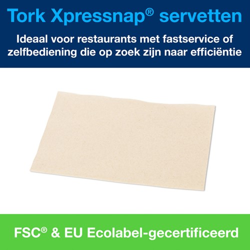 Servet Tork N4 Premium halvevouw 2laags naturel 1000 Vel-2