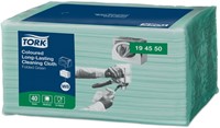 Reinigingsdoek Tork W8 Premium 1laags groen 40 Vel