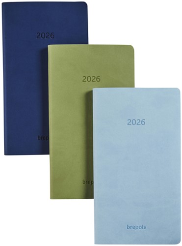 Agenda 2026 Brepols Interplan Colora 7d/2p assorti 1 Stuk