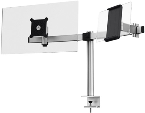 Monitorarm Durable met klem voor 1 scherm 1 tablet 1 Stuk