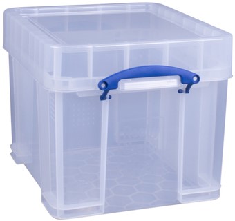 Opbergbox RU 35ltr 480x390x345 mm transp wit 1 Stuk