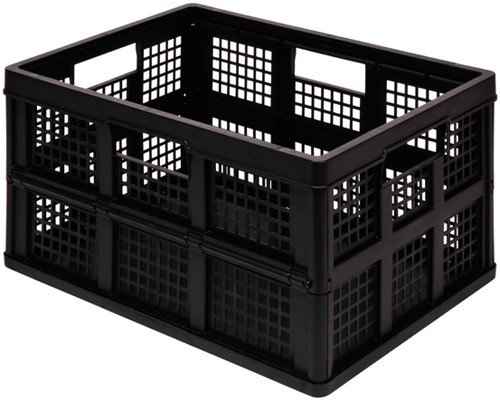Opbergbox RU 45ltr 570x390x285mm opvouwb zwart 1 Stuk
