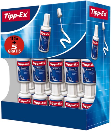 Correctievloeistof Tipp-Ex Rapid foam 20ml foam 20 Fles