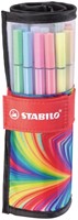 Viltstift STABILO Pen 68/25 Arty roletui M 25st 25 Stuk-2