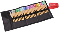 Fineliner STABILO point 88/25 etui zw F assorti 25 Stuk-1