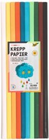 Crêpepapier Folia 50x200cm Basis 10 kleuren 10 Rol