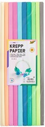 Crepepapier Folia 50x200cm 10 rollen trendkleuren 10 Rol