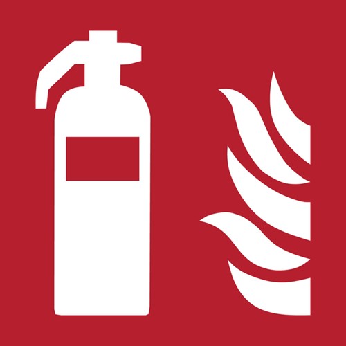 Pictogram Djois Brandblusser 150x150mm rd 1 Stuk