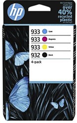 Inktcartridge HP 6ZC71AE 932 933 zwart + 3 kleuren 1 pak