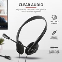 Headset Trust Primo chat 1 Stuk-1