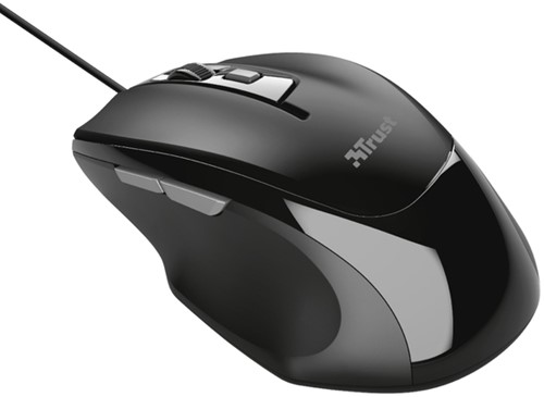 Muis Trust Voca Comfort zwart 1 Stuk-2