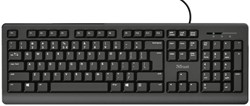 Toetsenbord Trust Primo QWERTY zwart 1 Stuk