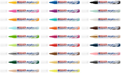 Acrylmarker edding e-5100 M chocoladebruin 1 Stuk-3