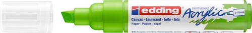 Acrylmarker edding e-5000 breed geelgroen 1 Stuk
