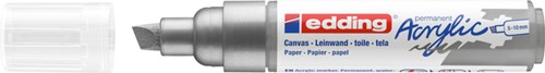 Acrylmarker edding e-5000 breed zilver 1 Stuk