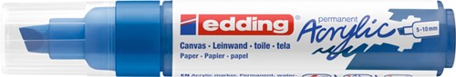 Acrylmarker edding e-5000 breed gentiaanblauw 1 Stuk-2