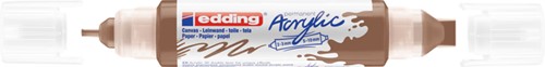 Acrylmarker edding e-5400 3D double liner hazelnt 1 Stuk