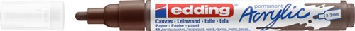 Acrylmarker edding e-5100 M chocoladebruin 1 Stuk