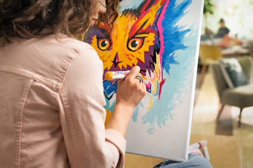 Acrylmarker edding e-5300 F verkeersgeel 1 Stuk-2