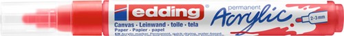 Acrylmarker edding e-5100 M verkeersrood 1 Stuk-2