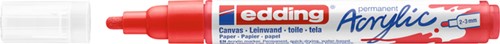 Acrylmarker edding e-5100 M verkeersrood 1 Stuk