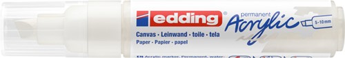 Acrylmarker edding e-5000 breed verkeerswit 1 Stuk-2